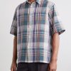 Checked Cotton-Gauze Shirt - FR Checked Cotton-Gauze Shirt - FR