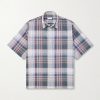 Checked Cotton-Gauze Shirt Checked Cotton-Gauze Shirt