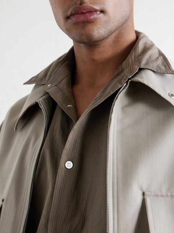 Cotton and Silk-Blend Shirt - CU