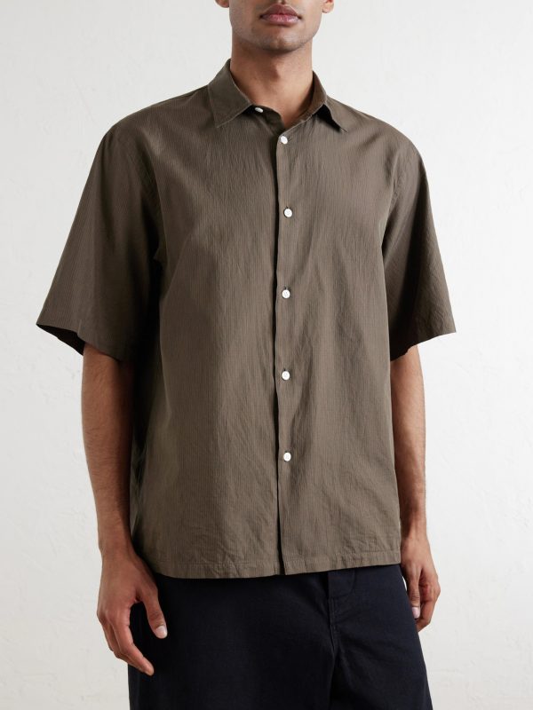Cotton and Silk-Blend Shirt - FR