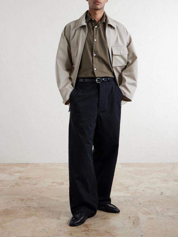 Cotton and Silk-Blend Shirt - OU