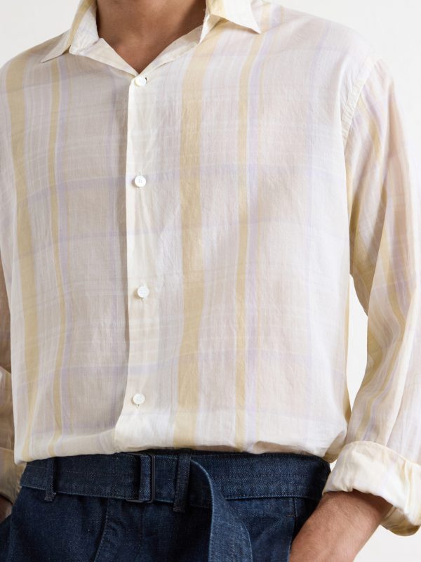 Checked Cotton-Flannel Shirt - CU