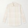 Checked Cotton-Flannel Shirt