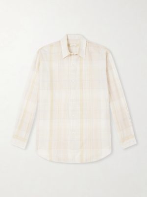 Checked Cotton-Flannel Shirt