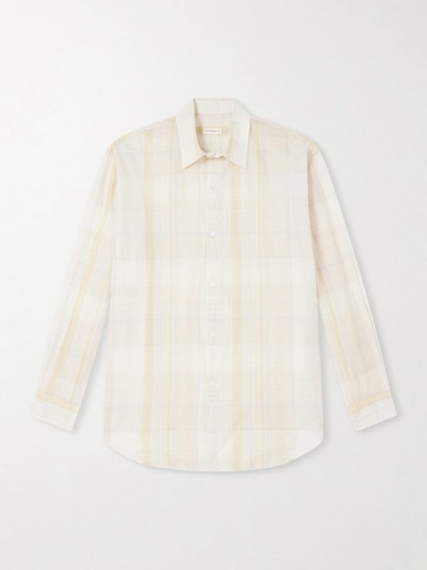 Checked Cotton-Flannel Shirt