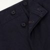 Buckleback Straight-Leg Cotton-Gabardine Suit Trousers - E1