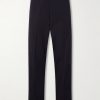 Buckleback Straight-Leg Cotton-Gabardine Suit Trousers