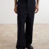 Wide-Leg Cotton-Drill Trousers - FR Wide-Leg Cotton-Drill Trousers - FR