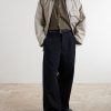 Wide-Leg Cotton-Drill Trousers - OU Wide-Leg Cotton-Drill Trousers - OU