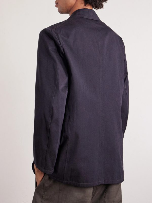 Take Easy Cotton Blazer - BK Take Easy Cotton Blazer - BK