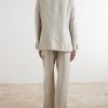 Double-Breasted Linen and Silk-Blend Jacket - BK