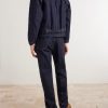 Pleated Selvedge Denim Jacket - BK