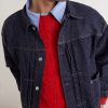 Pleated Selvedge Denim Jacket - CU
