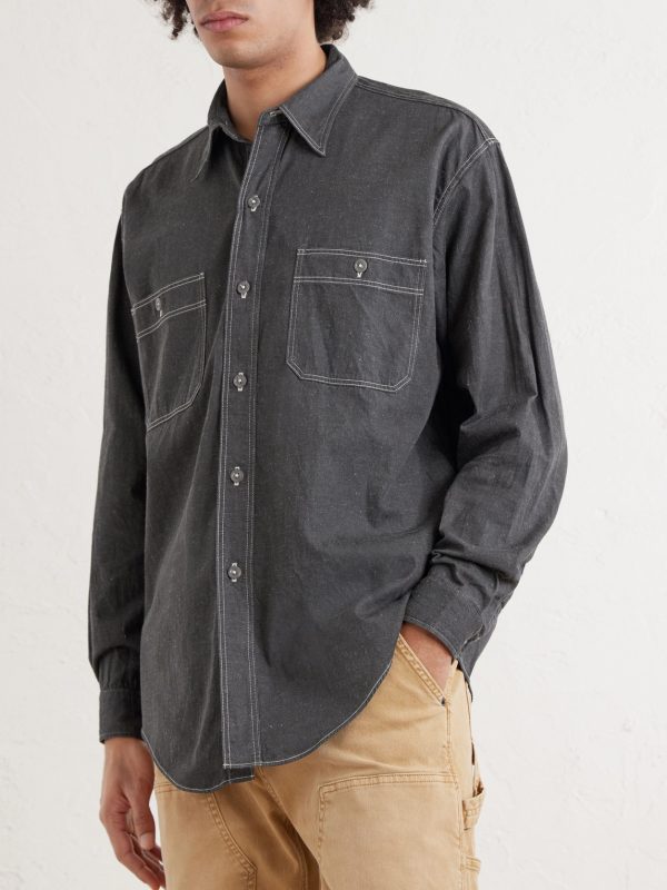 Work Suvin Cotton and Hemp-Blend Shirt - FR