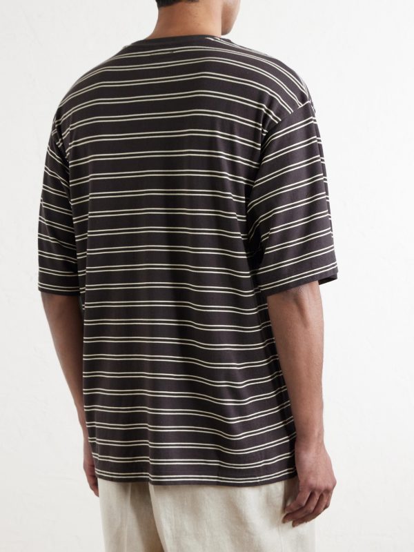 Striped Cotton-Jersey T-Shirt - BK Striped Cotton-Jersey T-Shirt - BK