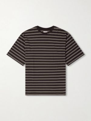 Striped Cotton-Jersey T-Shirt