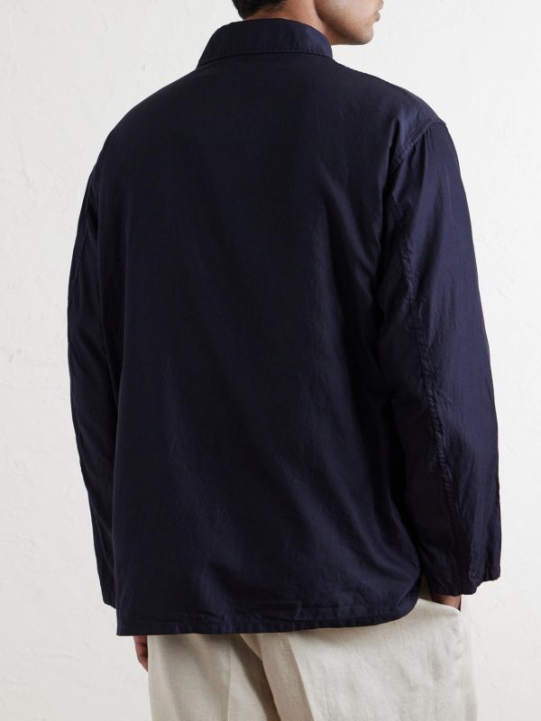 Safari Cotton and Silk-Blend Overshirt - BK