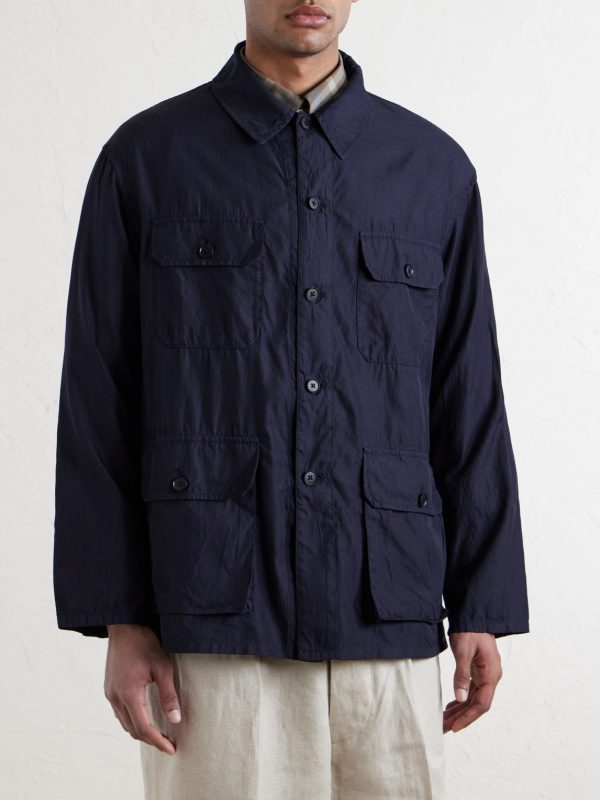 Safari Cotton and Silk-Blend Overshirt - FR