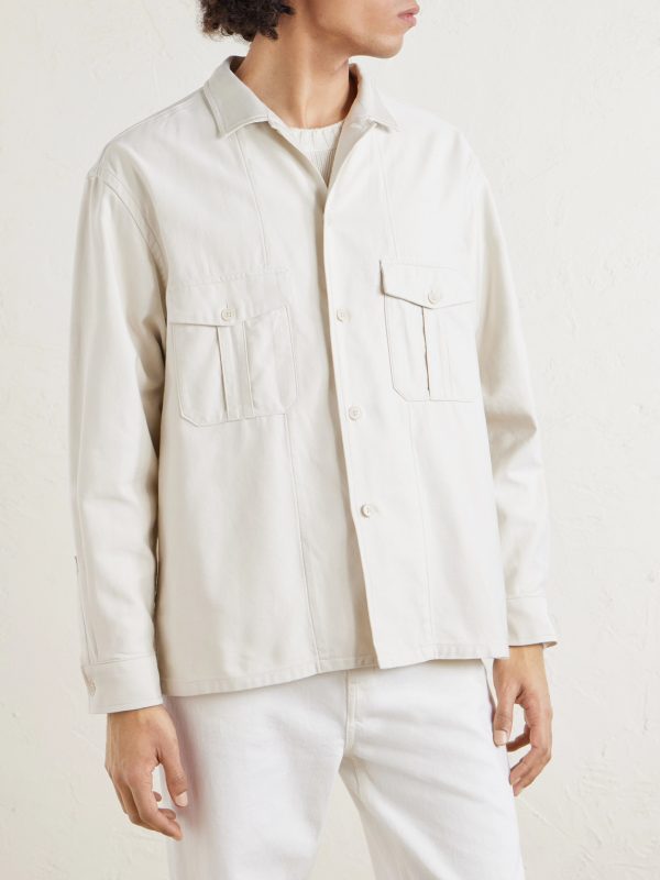 Military Cotton-Twill Overshirt - FR Military Cotton-Twill Overshirt - FR