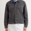 T-3 Cropped Cotton-Corduroy Jacket - FR T-3 Cropped Cotton-Corduroy Jacket - FR