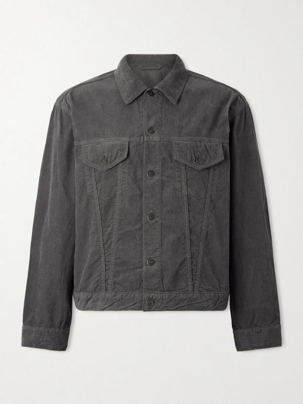 T-3 Cropped Cotton-Corduroy Jacket T-3 Cropped Cotton-Corduroy Jacket