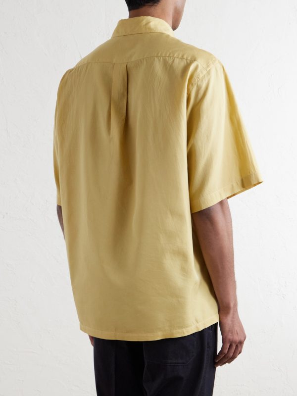 Cotton and Silk-Blend Shirt - BK