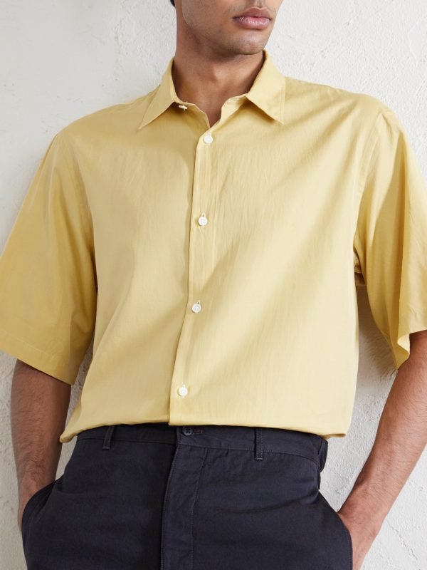 Cotton and Silk-Blend Shirt - CU