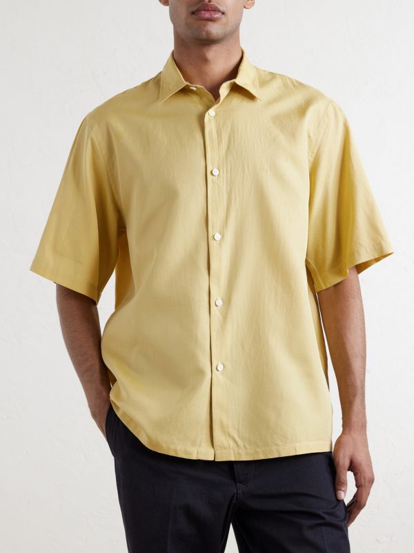 Cotton and Silk-Blend Shirt - FR