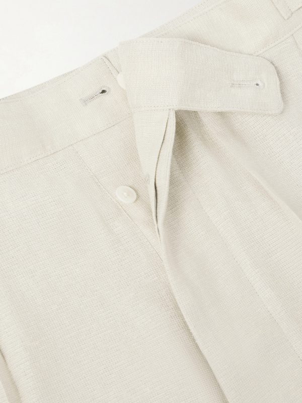 Gurkha Straight-Leg Linen and Silk-Blend Shorts - E1 Gurkha Straight-Leg Linen and Silk-Blend Shorts - E1