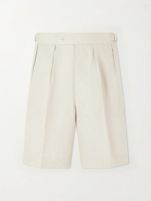 Gurkha Straight-Leg Linen and Silk-Blend Shorts Gurkha Straight-Leg Linen and Silk-Blend Shorts