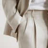 Straight-Leg Linen and Silk-Blend Trousers - CU Straight-Leg Linen and Silk-Blend Trousers - CU