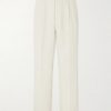Straight-Leg Linen and Silk-Blend Trousers Straight-Leg Linen and Silk-Blend Trousers