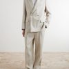 Straight-Leg Linen and Silk-Blend Trousers - OU Straight-Leg Linen and Silk-Blend Trousers - OU