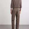 Gaba Bucleback Straight-Leg Cotton and Linen-Blend Trousers - BK Gaba Bucleback Straight-Leg Cotton and Linen-Blend Trousers - BK