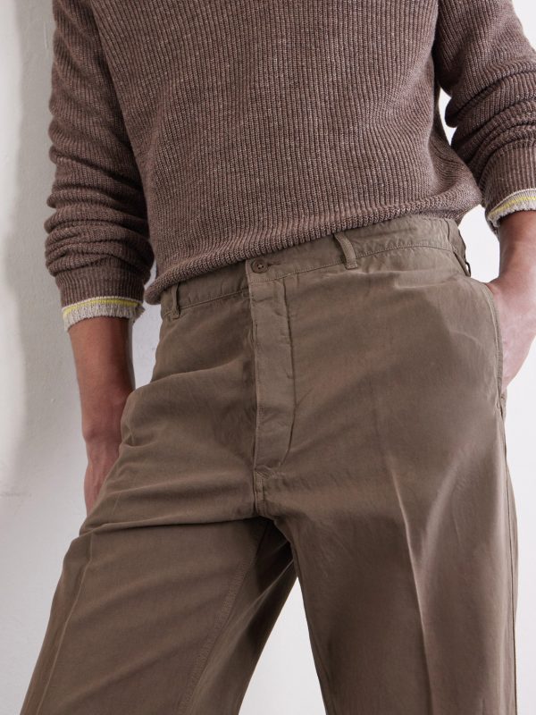 Gaba Bucleback Straight-Leg Cotton and Linen-Blend Trousers - CU Gaba Bucleback Straight-Leg Cotton and Linen-Blend Trousers - CU