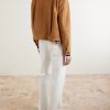 T-2 Pleated Suede Jacket - BK