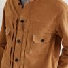 T-2 Pleated Suede Jacket - CU
