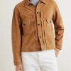 T-2 Pleated Suede Jacket - FR