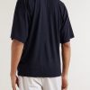Skipper Oversized Merino Wool Polo Shirt - BK Skipper Oversized Merino Wool Polo Shirt - BK