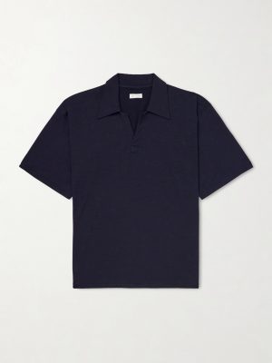 Skipper Oversized Merino Wool Polo Shirt Skipper Oversized Merino Wool Polo Shirt