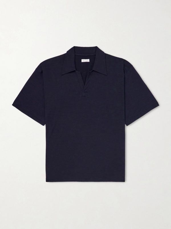 Skipper Oversized Merino Wool Polo Shirt Skipper Oversized Merino Wool Polo Shirt