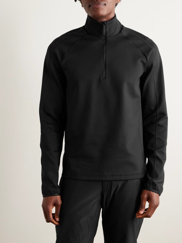 Ajax Slim-Fit Stretch-Jersey Zip-Up Ski Base Layer - FR