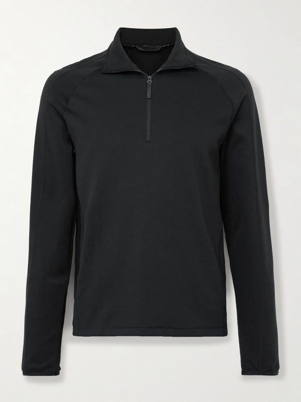 Ajax Slim-Fit Stretch-Jersey Zip-Up Ski Base Layer