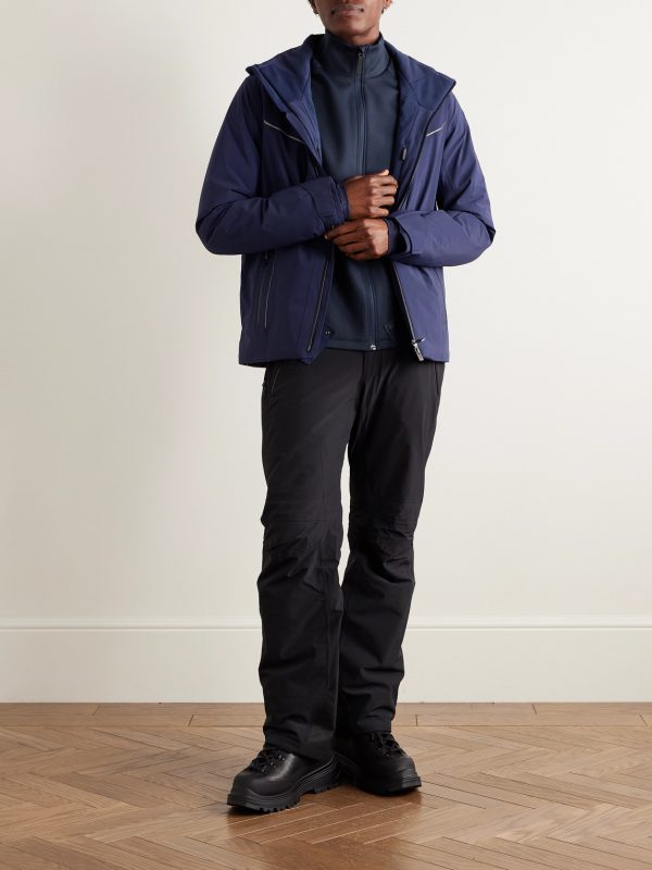 Ajax Slim-Fit Stretch-Jersey Zip-Up Ski Mid-Layer - OU