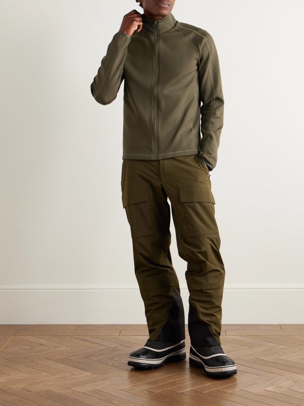Ajax Slim-Fit Stretch-Jersey Zip-Up Ski Mid-Layer - OU Ajax Slim-Fit Stretch-Jersey Zip-Up Ski Mid-Layer - OU