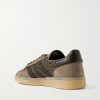 Handball Spezial Suede and Leather-Trimmed Tweed Sneakers - BK Handball Spezial Suede and Leather-Trimmed Tweed Sneakers - BK
