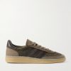 Handball Spezial Suede and Leather-Trimmed Tweed Sneakers Handball Spezial Suede and Leather-Trimmed Tweed Sneakers