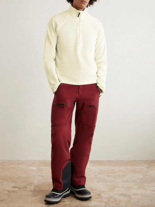 Ajax Slim-Fit Stretch-Jersey Zip-Up Ski Base Layer - OU Ajax Slim-Fit Stretch-Jersey Zip-Up Ski Base Layer - OU
