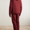 Pyramid Quilted Hooded Ski Jacket - BK