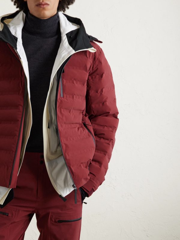 Pyramid Quilted Hooded Ski Jacket - E1